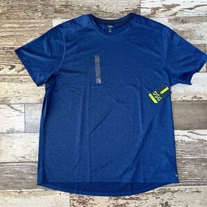 DSG Men's Marble Texture Performance Short Sleeve Tee Navy Blue Size XL NWT